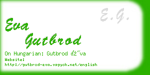 eva gutbrod business card